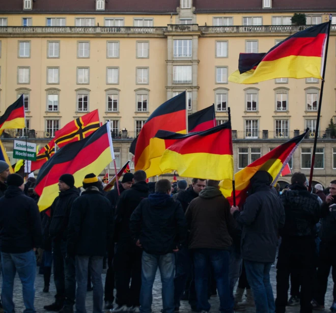 PEGIDA demonstration in Dresden